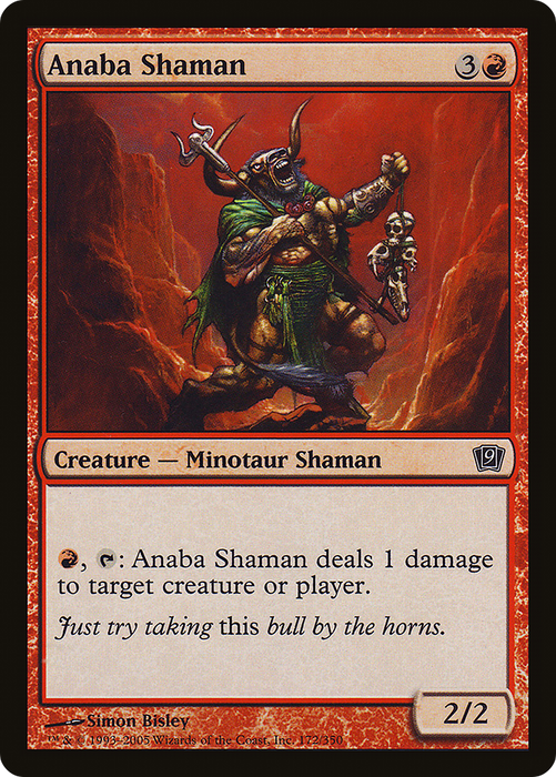 Anaba Shaman (9ED-172★) - common - Foil