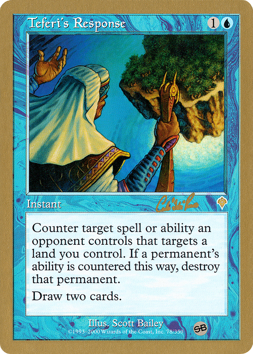 Teferi's Response (WCD-CR78SB) - rare