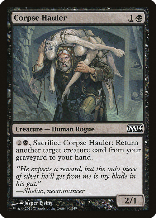 Corpse Hauler (M14-090) - common - Foil