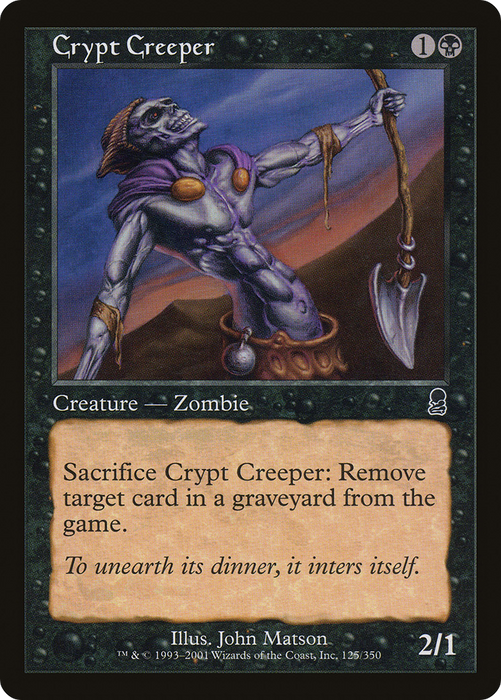 Crypt Creeper (ODY-125) - common - Foil