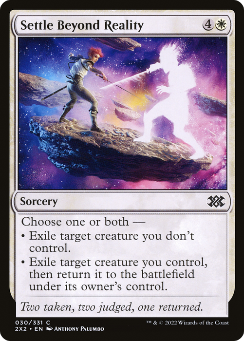 Settle Beyond Reality (2X2-030) - common - Foil