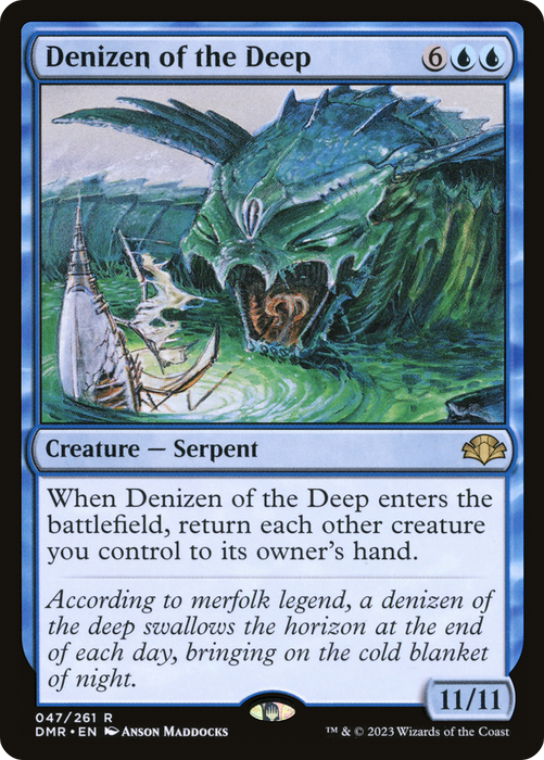 Denizen of the Deep (DMR-047) - rare - Foil