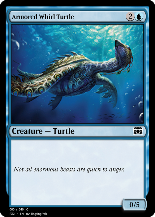 Armored Whirl Turtle (PZ2-70809) - common - Foil