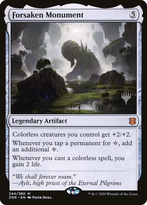 Forsaken Monument (PPZNR-244P) - mythic - Foil