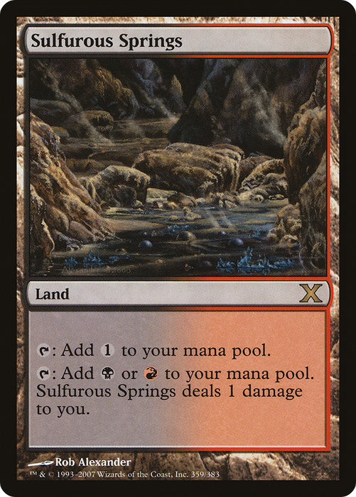 Sulfurous Springs (10E-359) - rare - Foil