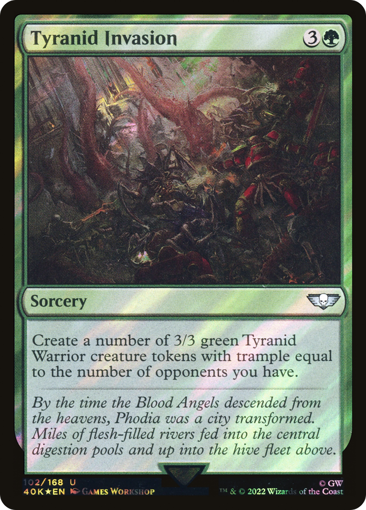 Tyranid Invasion (40K-102★) - uncommon - Foil