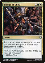 Pledge of Unity (WAR-210) - uncommon - Foil