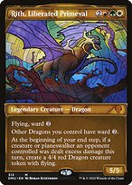 Rith, Liberated Primeval (DMU-313) - mythic: (Showcase) - Foil