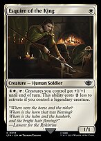 Esquire of the King (LTR-013) - common