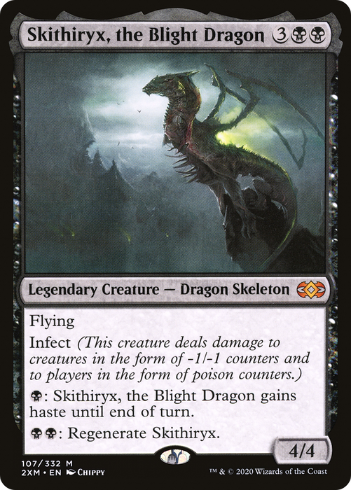 Skithiryx, the Blight Dragon (2XM-107) - mythic
