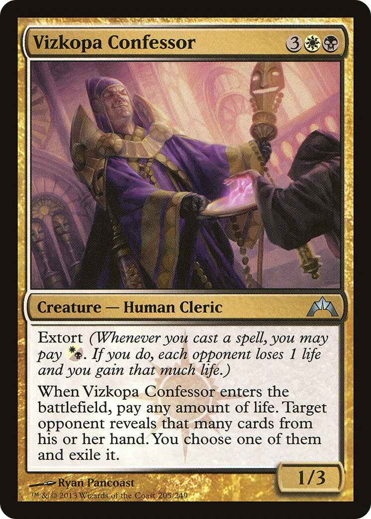 Vizkopa Confessor (GTC-205) - uncommon - Foil