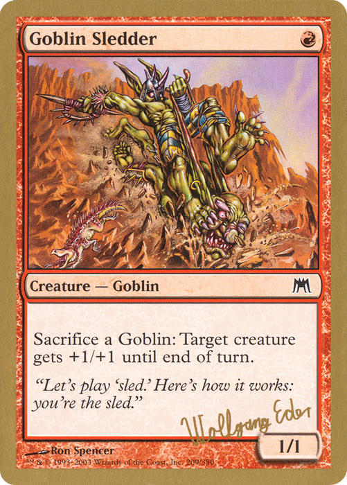 Goblin Sledder (WCD-WE209) - common