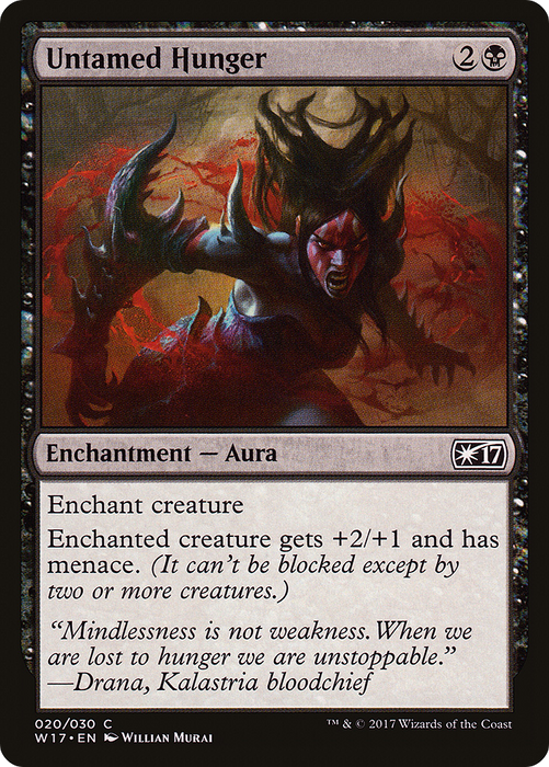 Untamed Hunger (W17-020) - common