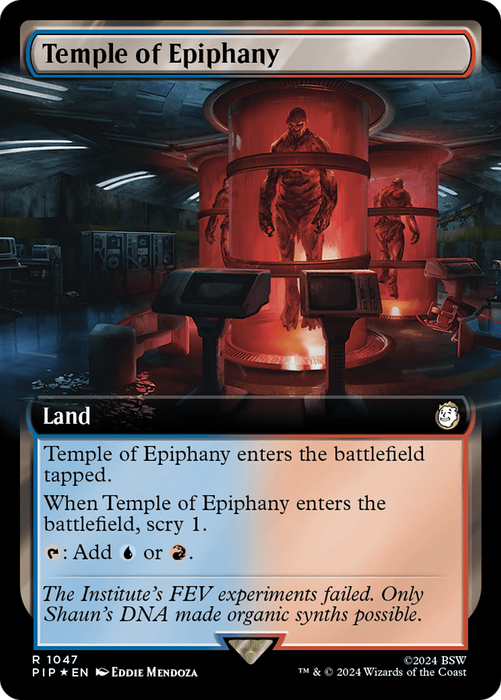 Temple of Epiphany (PIP-1047) - rare: (Extended Art) - Foil