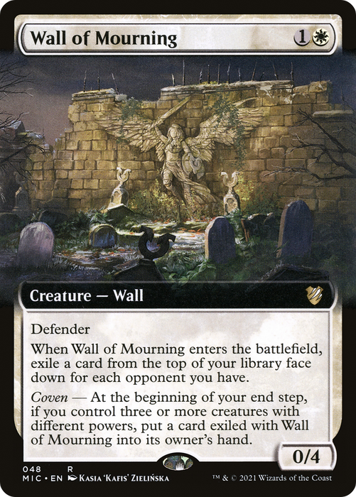 Wall of Mourning (MIC-048) - rare: (Extended Art)
