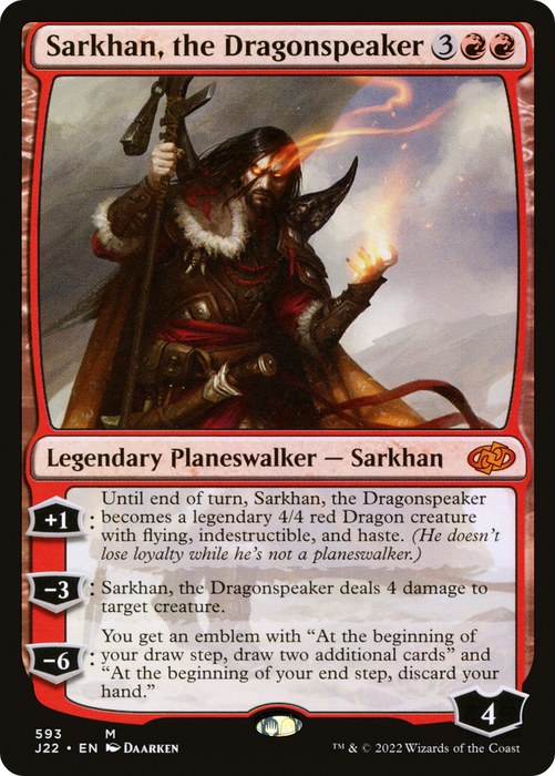 Sarkhan, the Dragonspeaker (J22-593) - mythic