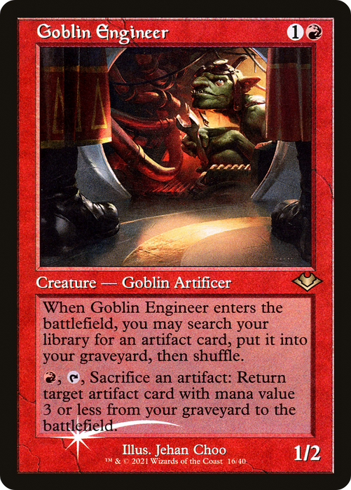 Goblin Engineer (MH1-016) - rare - Foil