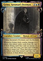 Gríma, Saruman's Footman (LTC-464) - rare: (Showcase) - Foil