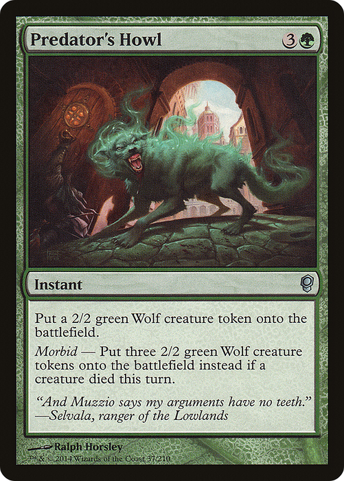 Predator's Howl (CNS-037) - uncommon - Foil