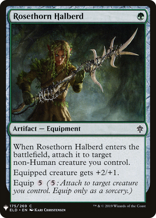 Rosethorn Halberd (LIST-ELD-175) - common