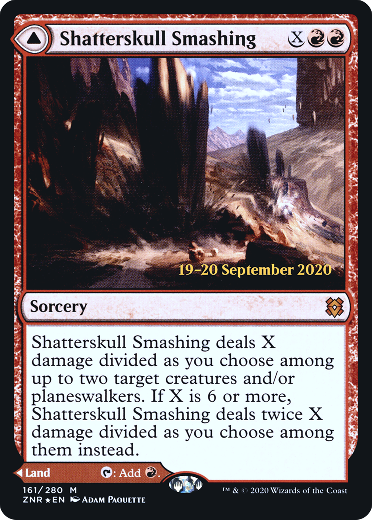Shatterskull Smashing // Shatterskull, the Hammer Pass (PRE-161S) - mythic - Foil