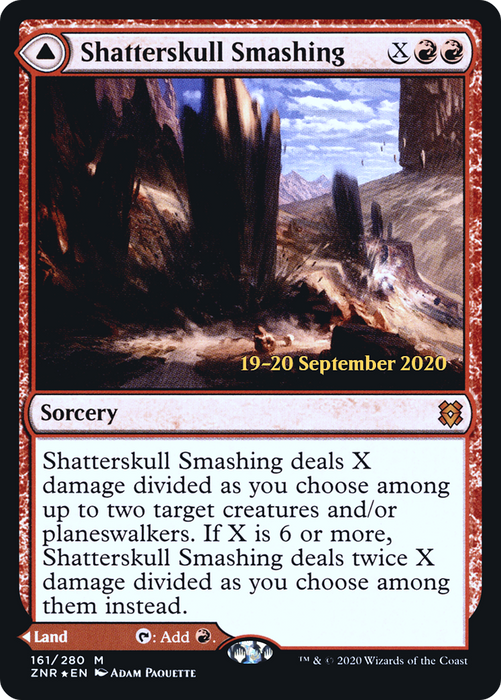 Shatterskull Smashing // Shatterskull, the Hammer Pass (PRE-161S) - mythic - Foil