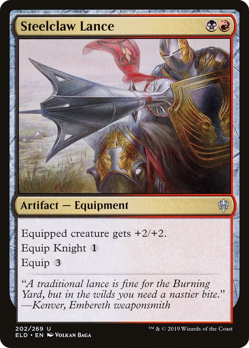 Steelclaw Lance (ELD-202) - uncommon - Foil