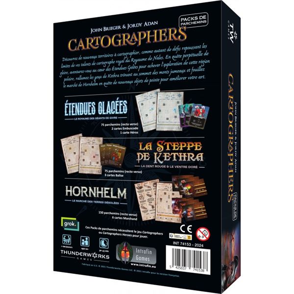 Cartographers : Mappack 2 (français)