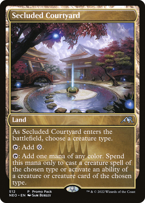 Secluded Courtyard (PPNEO-512) - uncommon - Foil