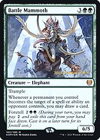 Battle Mammoth (PRE-160S) - mythic - Foil