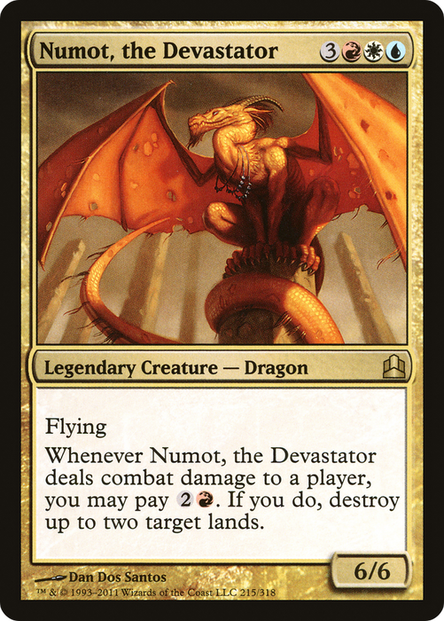 Numot, the Devastator (CMD-215) - rare
