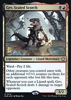 Gev, Scaled Scorch (PRE-214S) - rare - Foil