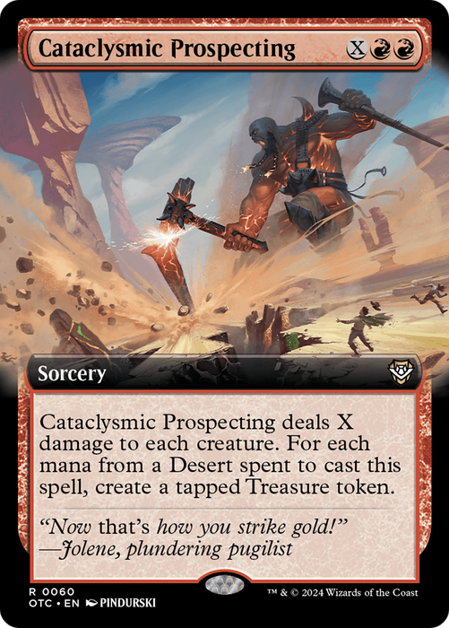 Cataclysmic Prospecting (OTC-060) - rare: (Extended Art)