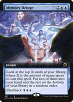 Memory Deluge (MID-337) - rare: (Extended Art) - Foil