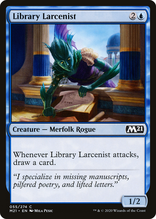 Library Larcenist (M21-055) - common - Foil