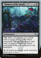 "Rumors of My Death . . ." (UST-065) - uncommon - Foil