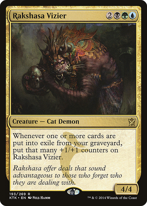 Rakshasa Vizier (KTK-193) - rare - Foil