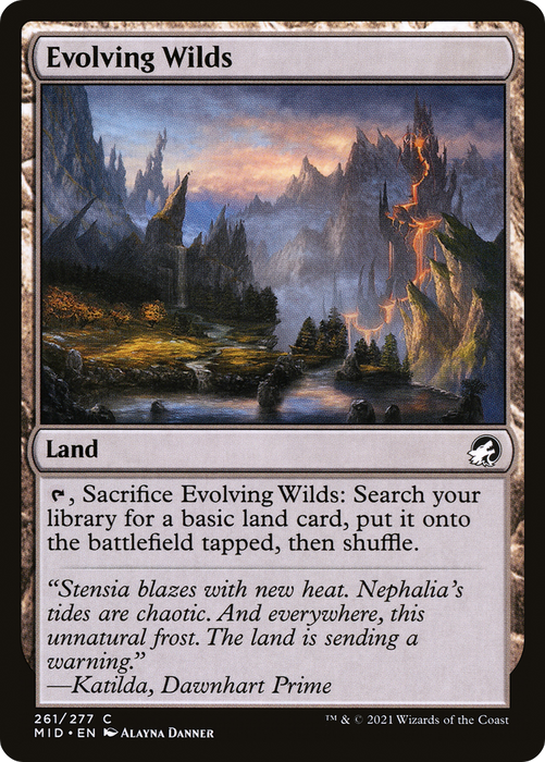 Evolving Wilds (MID-261) - common - Foil