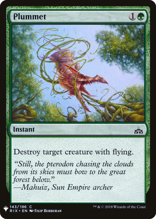 Plummet (LIST-RIX-143) - common