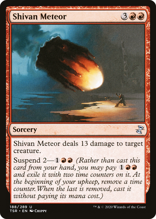 Shivan Meteor (TSR-188) - uncommon - Foil