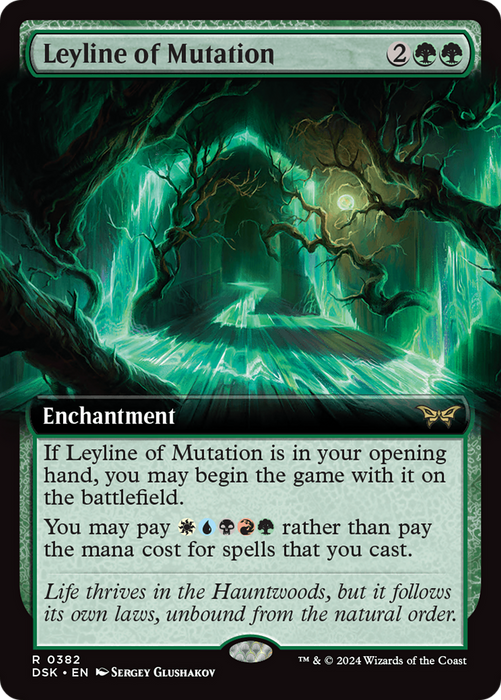 Leyline of Mutation (DSK-382) - rare: (Extended Art)