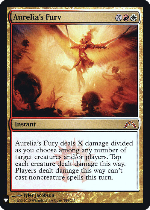 Aurelia's Fury (LIST-GTC-144) - mythic - Foil