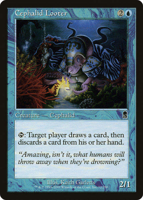 Cephalid Looter (ODY-072) - common - Foil