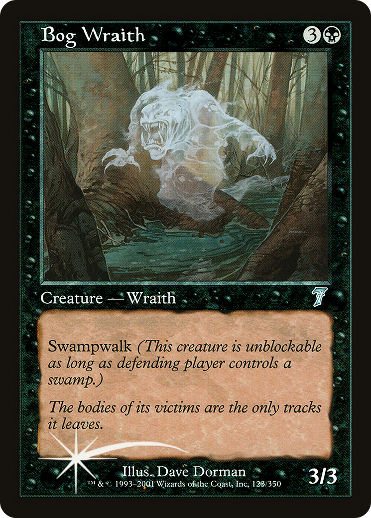 Bog Wraith (7ED-123★) - uncommon - Foil