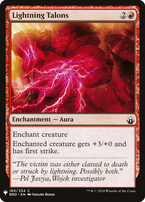 Lightning Talons (LIST-BBD-180) - common