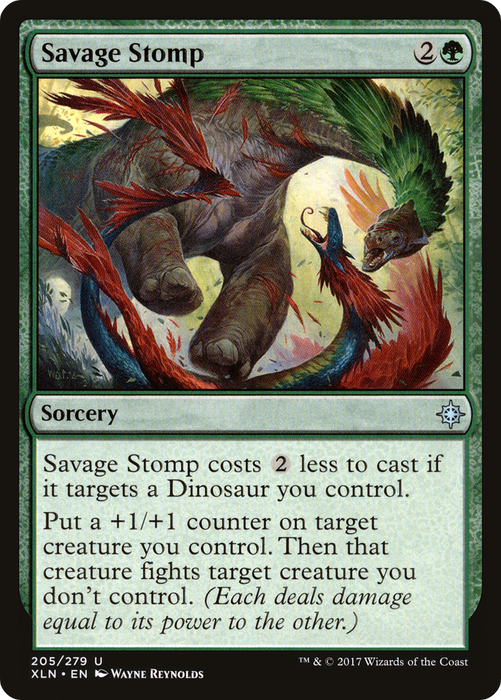 Savage Stomp (XLN-205) - uncommon - Foil