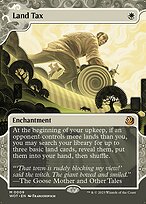 Land Tax (WOT-009) - mythic: (Showcase) (Borderless)