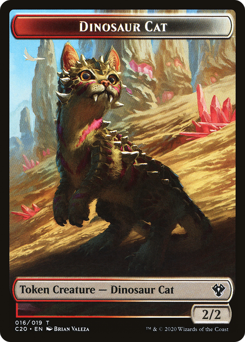 Dinosaur Cat (TC20-016) - common