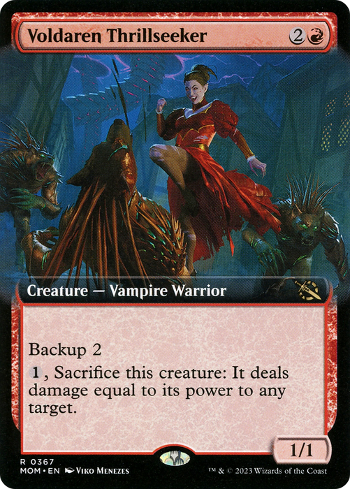 Voldaren Thrillseeker (MOM-367) - rare: (Extended Art)