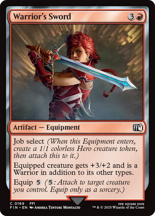 Warrior's Sword (FIN-169) - common - Foil